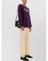 Valentino - Printed Cotton Regular-Fit Long-Sleeve T-Shirt - Lyst