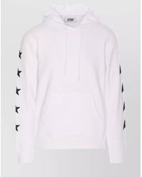 Golden Goose - Cotton Logo Print Hoodie - Lyst