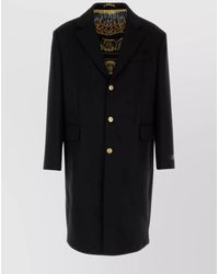 Versace - Single Breasted Coat - Lyst
