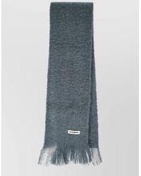 Jil Sander - Soft Texture Scarf Fringed Edges Design - Lyst