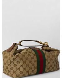 Gucci - Medium Vanity Case Monogram Fabric Leather - Lyst