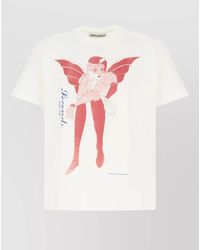 Our Legacy - Cotton Crew Neck Graphic Print T Shirt - Lyst