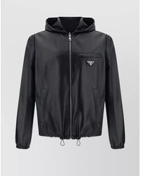 Prada - Nappa Leather Reversible Jacket - Lyst