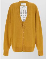 Extreme Cashmere - Cashmere Ribbed Oversized V-Neck Cardigan - Lyst