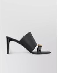 Balenciaga - Air Square Toe Leather Mules - Lyst