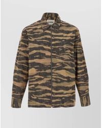 Jil Sander - Silk Blend Shirt Jacket - Lyst