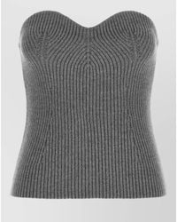 Jil Sander - Off Shoulder Knit Top Fitted Silhouette - Lyst