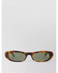 Saint Laurent - Sl 557 Acetate Oval Sunglasses Tortoiseshell - Lyst