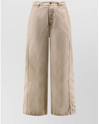 Ami Paris - Denim Wide-Leg Jeans - Lyst