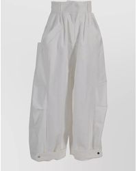 Niccolò Pasqualetti - Cotton Wide-Leg Trousers - Lyst