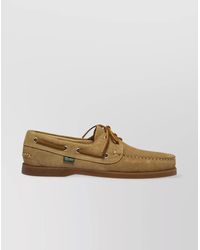Paraboot - Loafers Rubber Sole Stitch Detailing Suede Finish - Lyst