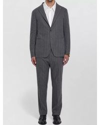 Tagliatore - Wool Cashmere Pinstripe Single Breasted Suit - Lyst