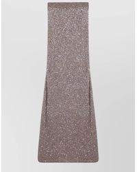 Balenciaga - Flared Skirt Glitter Detail Design - Lyst