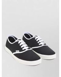 Prada - Cotton Sneakers Contrast Sole Low Top - Lyst