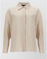 Fabiana Filippi - Long Sleeve Shirt Collared Neck Buttons - Lyst