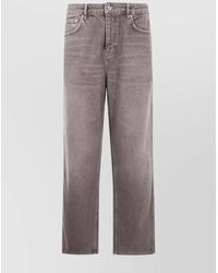 Represent - Denim Straight-Leg Trousers - Lyst