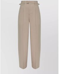 Ami Paris - Virgin Wool High-Rise Wide-Leg Trousers - Lyst