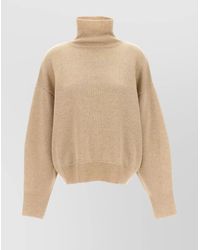 Isabel Marant - 'Aspen' Dropped Shoulder Turtleneck Sweater - Lyst
