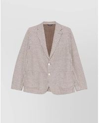 Circolo 1901 - Linen Cotton Single Breasted Blazer - Lyst
