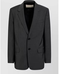 Valentino - Wool Mohair Single-Breasted Suit Jacket - Lyst