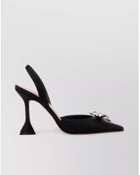 AMINA MUADDI - Rosie Pumps With Embellished Detail And Sculptural Heel - Lyst