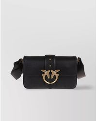 Pinko - Love Bag Mini Leather Crossbody Bag - Lyst