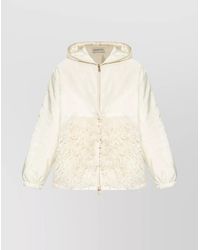 Moncler - Curly Textured Hooded Puffer Jacket - Lyst