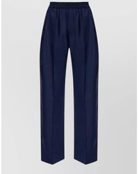 KENZO - Virgin Wool Jog Trousers Elastic Waist - Lyst
