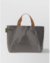 Herve Chapelier - Glossy Rectangular Tote Bag With Dual Handles - Lyst