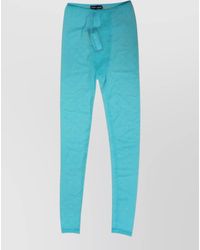 Dolce & Gabbana - Logo Print Slim Fit Leggings - Lyst