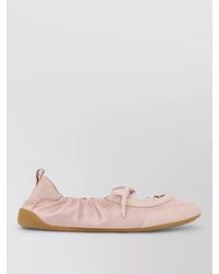 Chloé - Kick Leather Ballet Flats Round Toe - Lyst