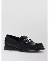 Ferragamo - Loafers Metallic Hardware Detail Round Toe - Lyst