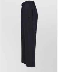 Y-3 - Straight Trousers With Elastic Waistband And Pockets - Lyst