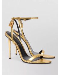Tom Ford - Lamb Leather Pointed-Toe Sandals - Lyst