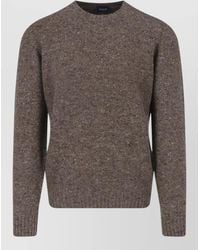Drumohr - Knitwear Round Neck Long Sleeve Sweater - Lyst