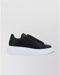 McQueen - Leather Low-Top Sneakers - Lyst