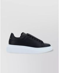 McQueen - Leather Oversized Low-Top Sneakers - Lyst