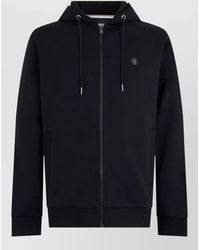 BOSS - Cotton Zip Up Hooded Sweatshirt - Lyst