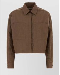Max Mara - Virgin Wool Cropped Jacket - Lyst