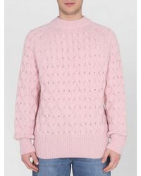Séfr - Alain Cable Knit Crew Neck Sweater - Lyst