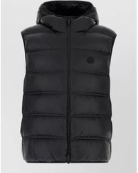 Moncler - Down Hooded Puffer Vest - Lyst