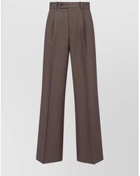 Tonywack - Straight Trousers With Pockets And Belt Loops - Lyst