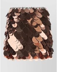 Rabanne - Sequin Mini Skirt - Lyst