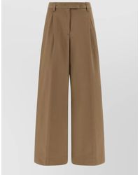 Thelatest - Deva Pants Belt Loops Wide Leg - Lyst