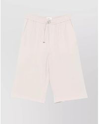 Ami Paris - Cotton Tailored Bermuda Shorts - Lyst