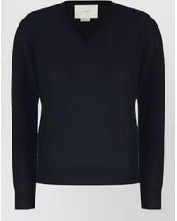 Vanisé - Cashmere V Neck Sweater Long Sleeves - Lyst