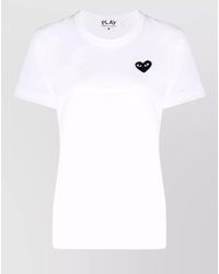 Comme des Garçons - Cotton Logo-Print T-Shirt - Lyst