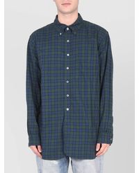 Engineered Garments - Relaxed Fit Shirt Button Collar Plaid - Lyst
