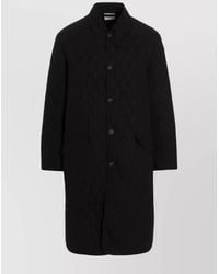 VTMNTS - Quilted Cotton Single Breasted Coat - Lyst
