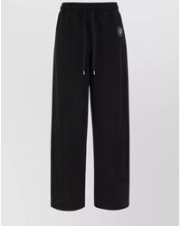 Stella McCartney - Cotton Wide-Leg Trousers - Lyst